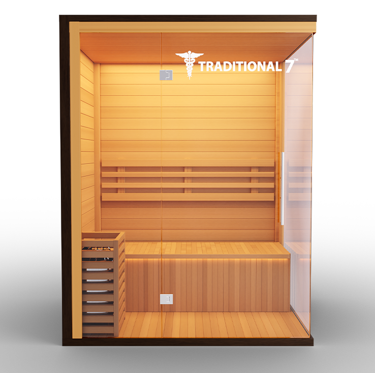 Modern Reform | Traditional 7™ | 3-Person Steam Sauna product image