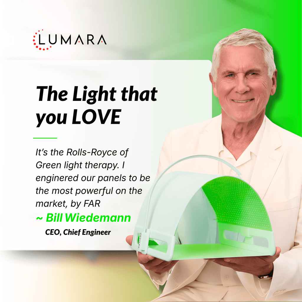 Lumara | Illuminate Green | Red Light Panel