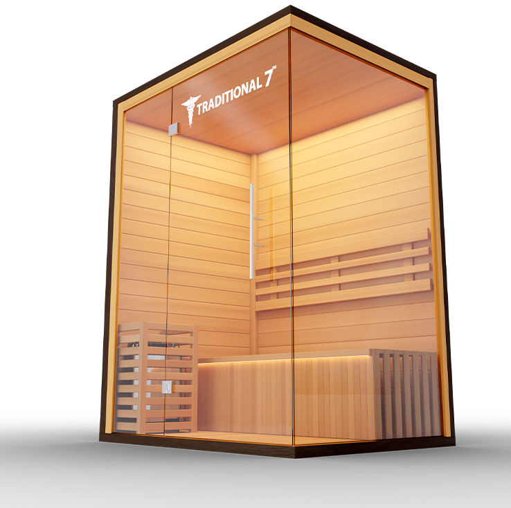 Modern Reform | Traditional 7™ | 3-Person Steam Sauna product image
