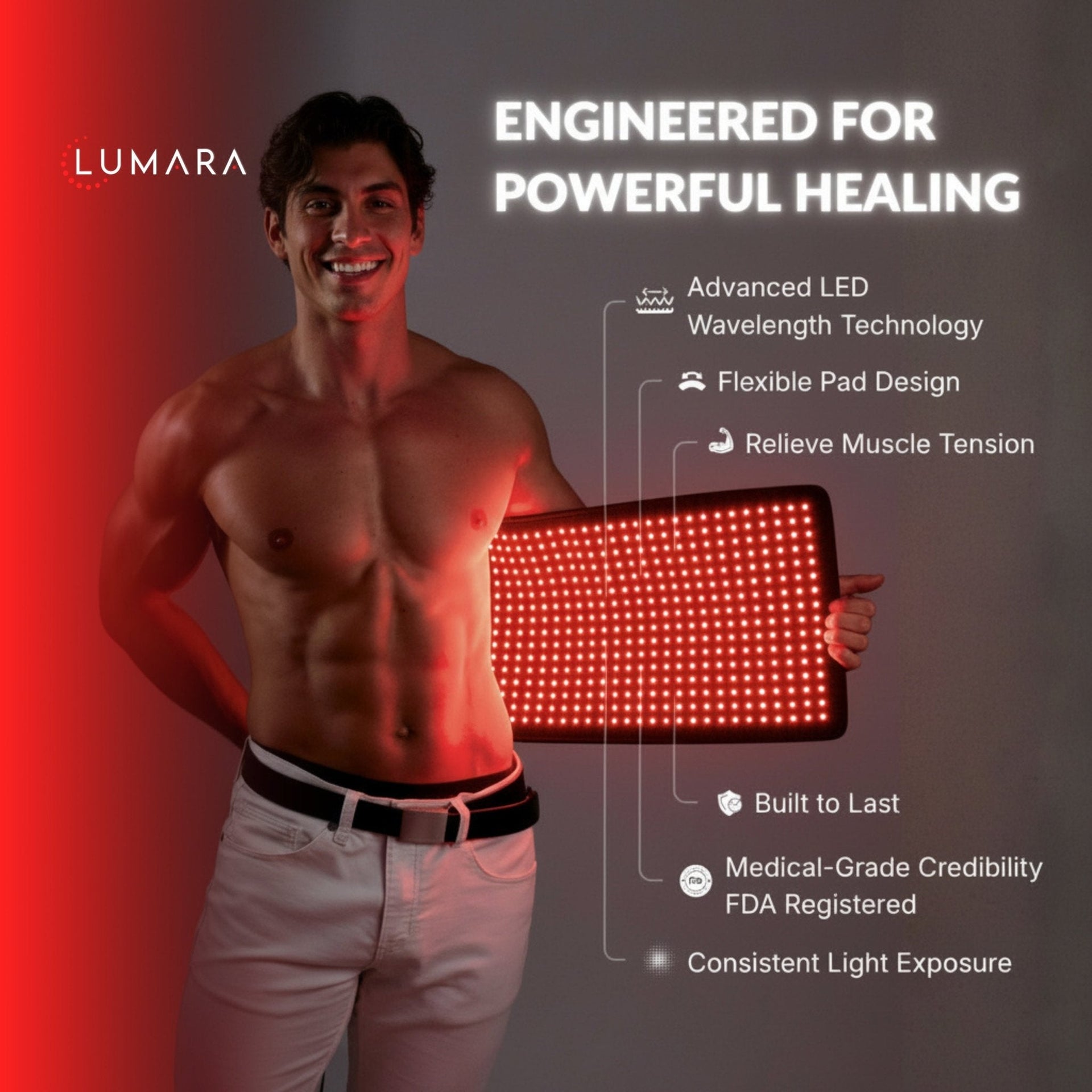 Lumara | Therapy Pad | Red Light Pad