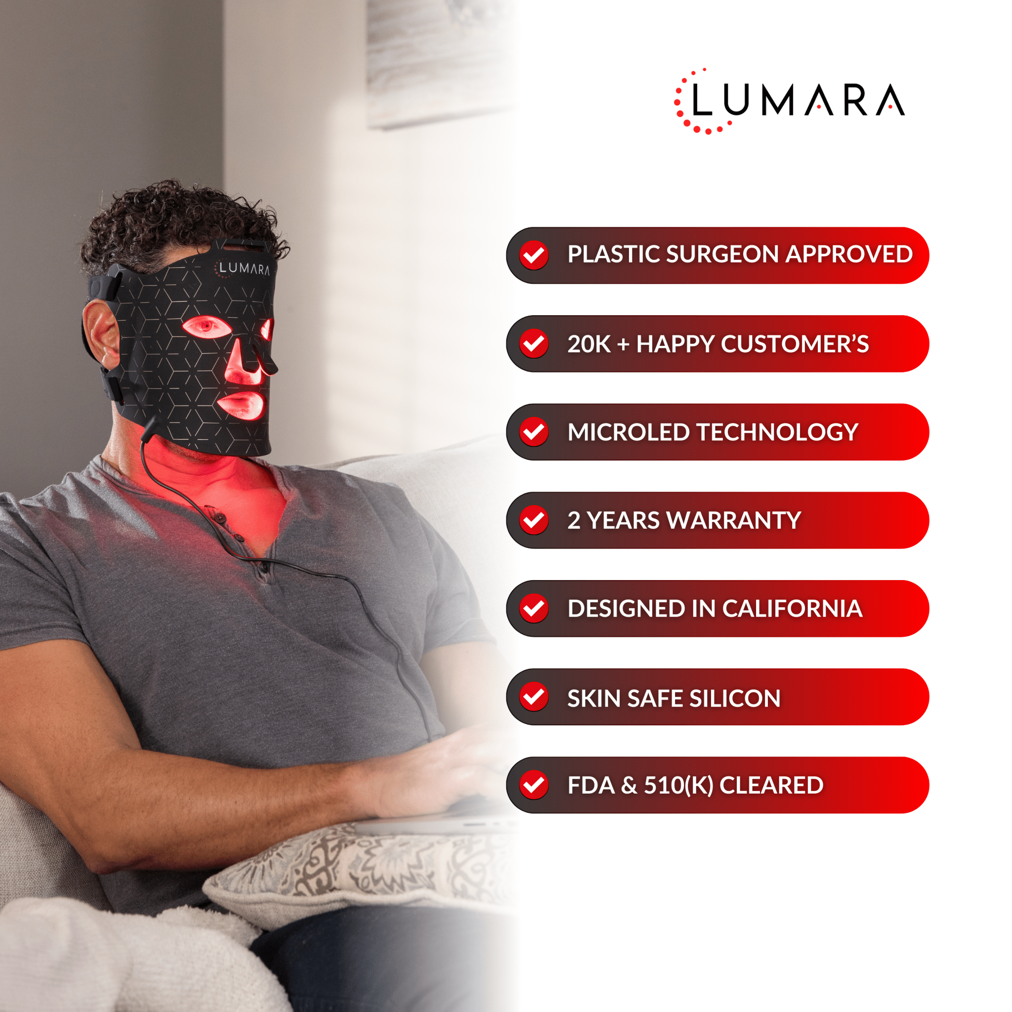 Lumara | VISO | Red Light Therapy Mask
