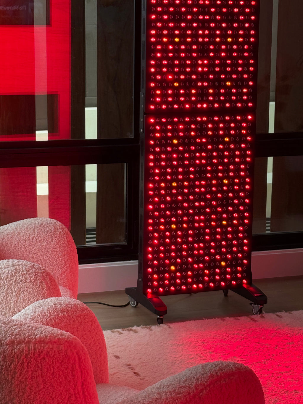 Renew Max Panel illuminated in a modern room