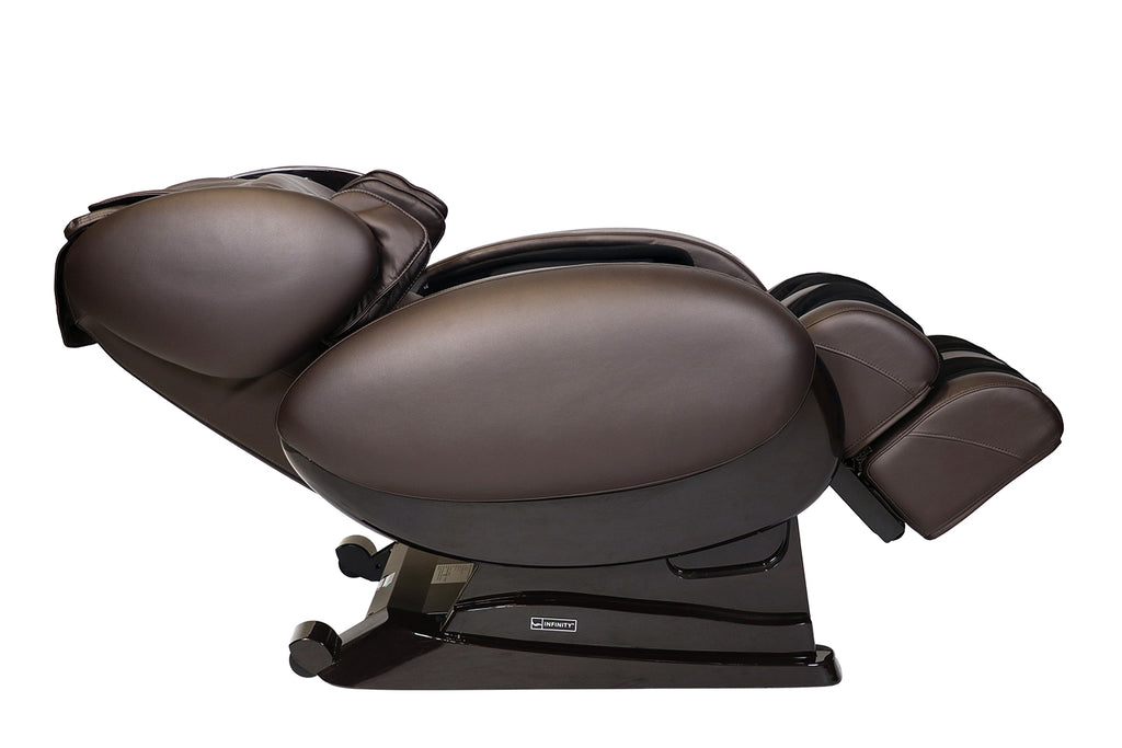 Infinity IT-8500 Plus in Brown, zero gravity recline