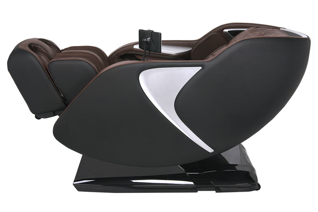 Kyota Joubu M880 in Black/Dark Brown, reclined side view