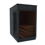 Thermasol Nordic Misty Small outdoor sauna, left door, electric heater