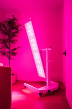 Renew Red Light Panorama Panel illuminated in a home interior