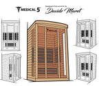 Modern Reform | Medical 5™ | 3-Person Infrared Sauna product image