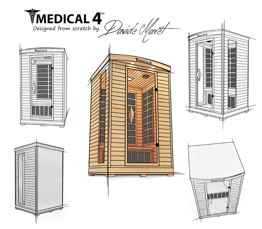 Modern Reform | Medical 4™ | 2-Person Full Spectrum Infrared Sauna product image