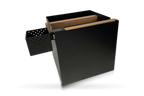 EOS Lux sauna accessory kit in black with thermo aspen
