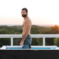 Fire Cold Plunge All-In-One - In Use at Sunset