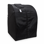 Therasage Thera360 Plus portable infrared sauna on white studio background
