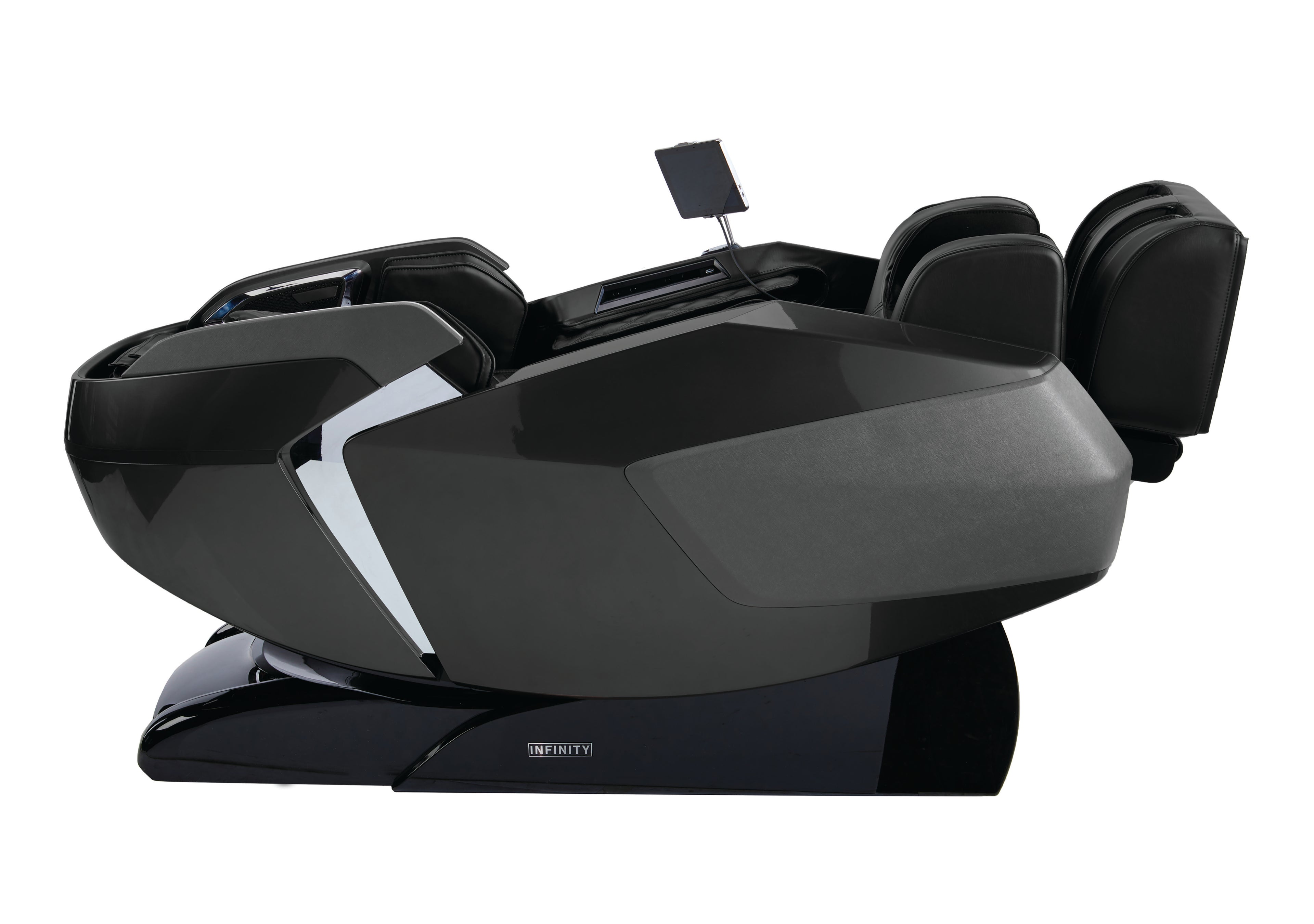 Infinity Imperial Syner-D in Black, zero gravity recline