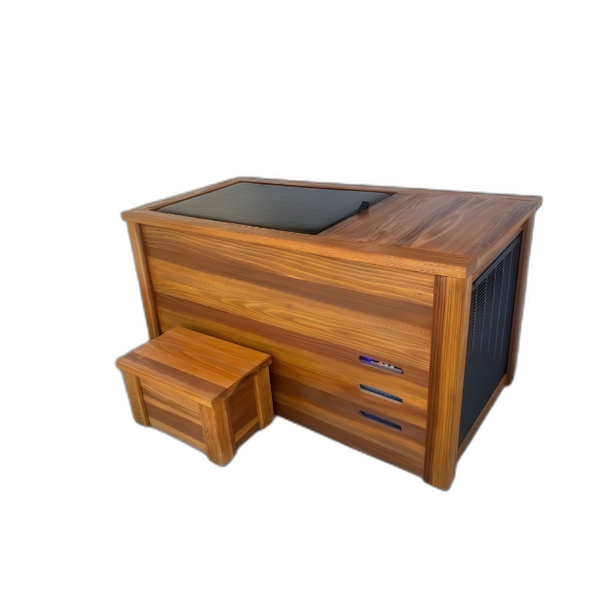 Kooru Cold Plunge Tub - 3/4 Angle View