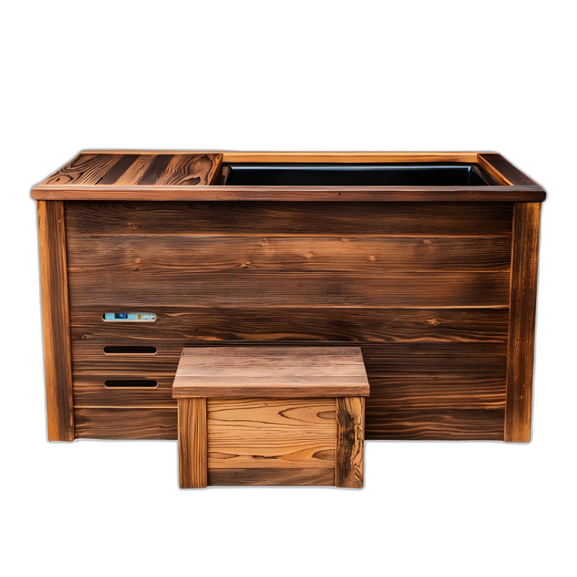 Kooru Cold Plunge Tub - Front View on White Background