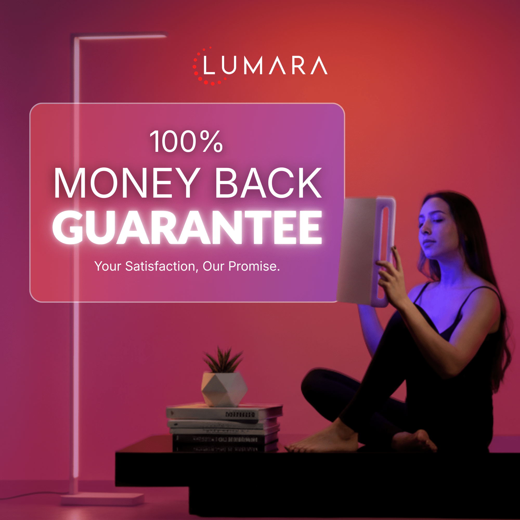 Lumara | Illuminate Blue | Red Light Panel