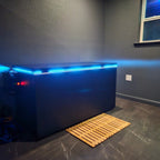 Plunge Zero commercial matte black hard top with LED glow