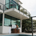 Plunge Zero residential SaunaSkin hard top poolside