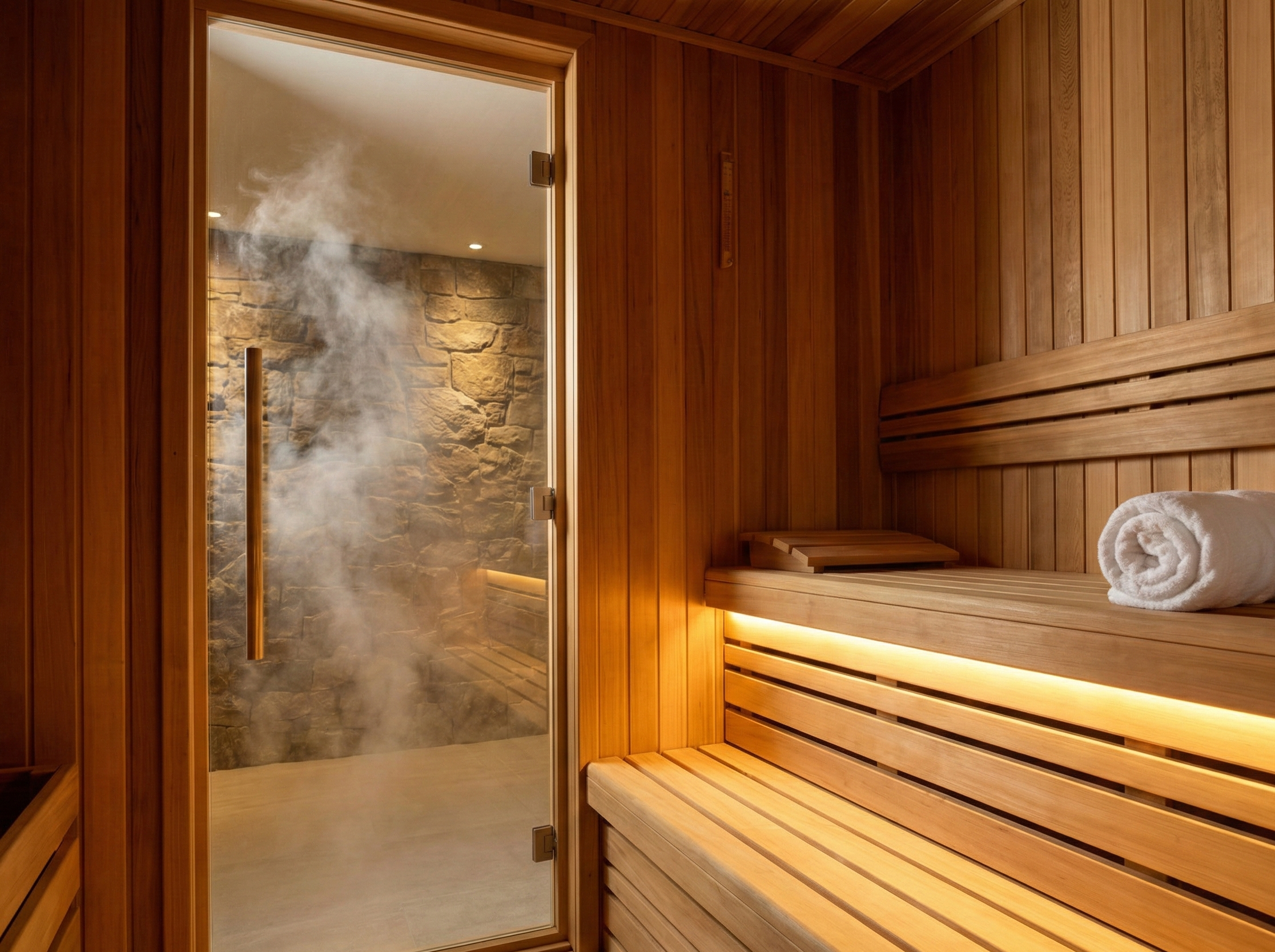 premium infrared sauna cabin interior