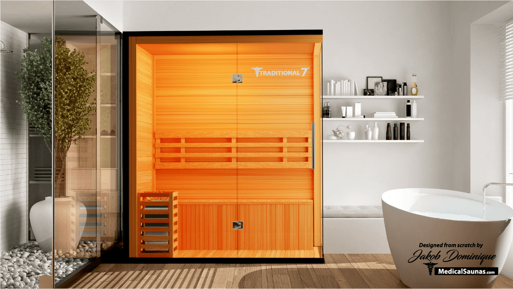 Modern Reform | Traditional 7™ | 3-Person Steam Sauna product image