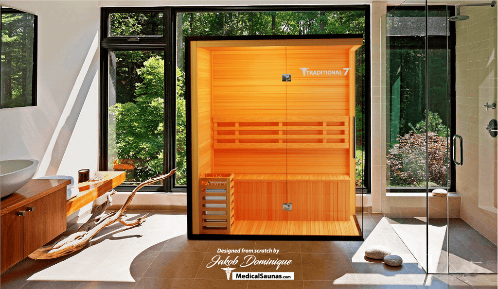 Modern Reform | Traditional 7™ | 3-Person Steam Sauna product image