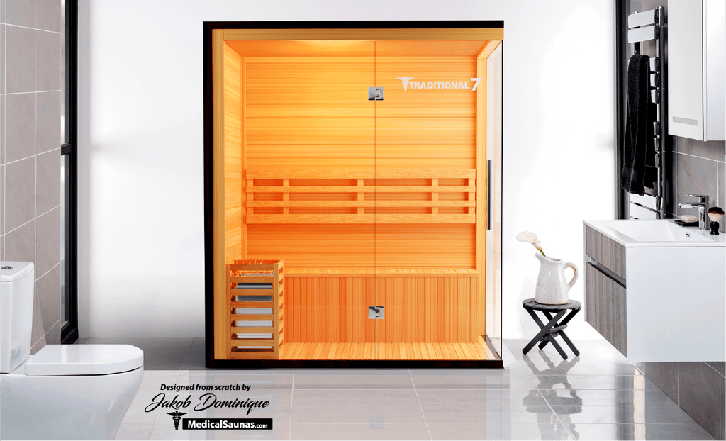 Modern Reform | Traditional 7™ | 3-Person Steam Sauna product image