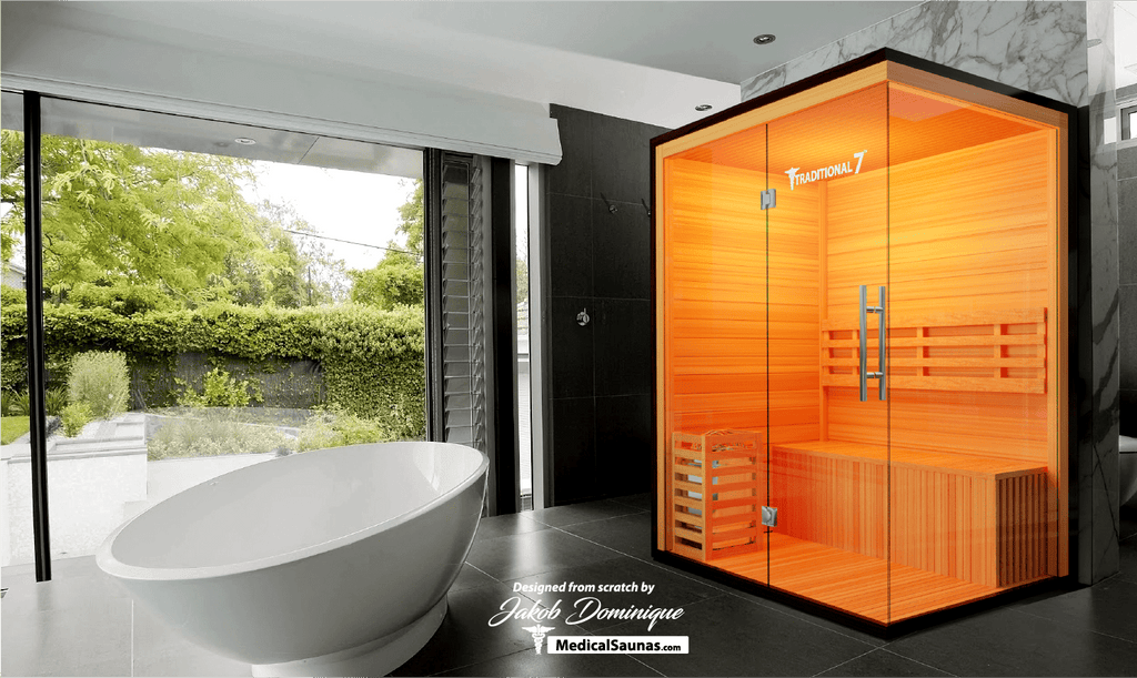 Modern Reform | Traditional 7™ | 3-Person Steam Sauna product image